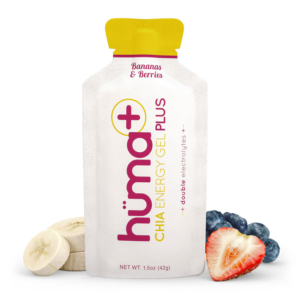 Huma PLUS - Chia Energy Gels - 24 Pack - Race